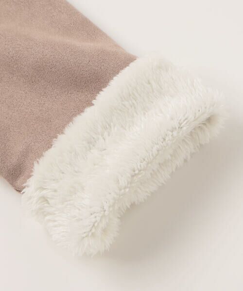 BeBe / べべ ステンカラーコート | スウェード調裏ボアコート(90~100cm) | 詳細8