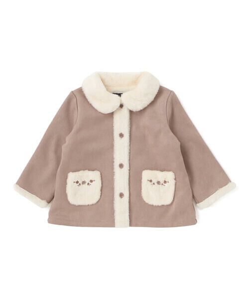 BeBe/ׂ XEF[h{AR[g(90~100cm) uE 90cm