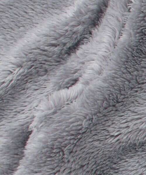 BeBe / べべ ノーカラージャケット | ボア裏ボーダーノーカラーコート(90~100cm) | 詳細18