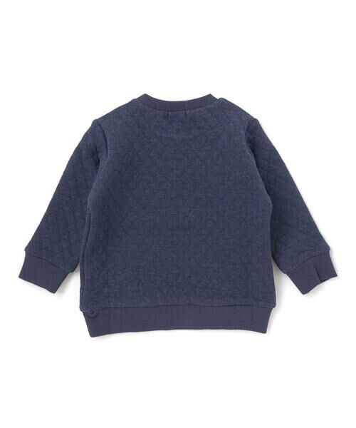 BeBe / べべ スウェット | 接結キルトMIXロゴトレーナー(80~100cm) | 詳細14