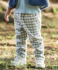 BeBe / べべ その他パンツ | 【お揃い】ネルギンガムチェックロングパンツ(80~100cm)