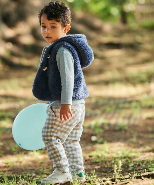 BeBe / べべ その他パンツ | 【お揃い】ネルギンガムチェックロングパンツ(80~100cm) | 詳細11