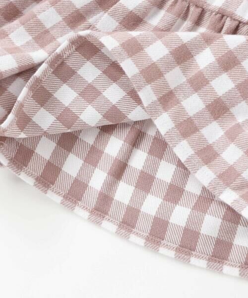 BeBe / べべ ショート・ハーフ・半端丈パンツ | 【お揃い】ネルギンガムチェックギャザーキュロットパンツ(80~100cm) | 詳細10
