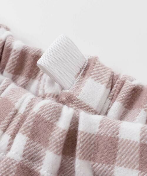 BeBe / べべ ショート・ハーフ・半端丈パンツ | 【お揃い】ネルギンガムチェックギャザーキュロットパンツ(80~100cm) | 詳細11