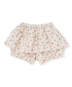 BeBe / べべ ショート・ハーフ・半端丈パンツ | 【お揃い】小花柄シャツコールペプラムカボチャパンツ(80~100cm)