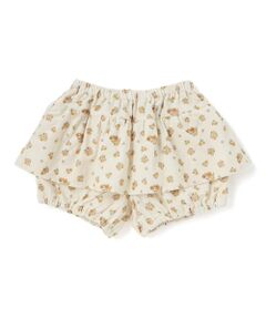 BeBe / べべ ショート・ハーフ・半端丈パンツ | 【お揃い】小花柄シャツコールペプラムカボチャパンツ(80~100cm)