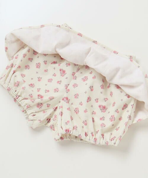 BeBe / べべ ショート・ハーフ・半端丈パンツ | 【お揃い】小花柄シャツコールペプラムカボチャパンツ(80~100cm) | 詳細9