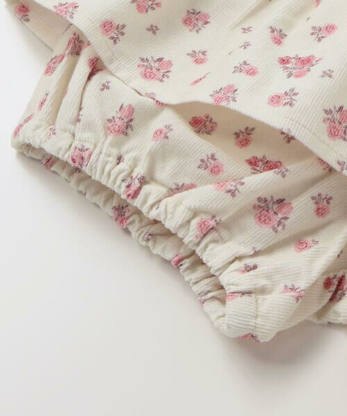 BeBe / べべ ショート・ハーフ・半端丈パンツ | 【お揃い】小花柄シャツコールペプラムカボチャパンツ(80~100cm) | 詳細7