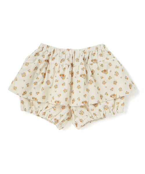 BeBe/べべ 【お揃い】小花柄シャツコールペプラムカボチャパンツ(80~100cm) イエロー系 100cm BeBe/べべ 【お揃い】小花柄シャツコールペプラムカボチャパンツ(80~100cm) イエロー系 100cm