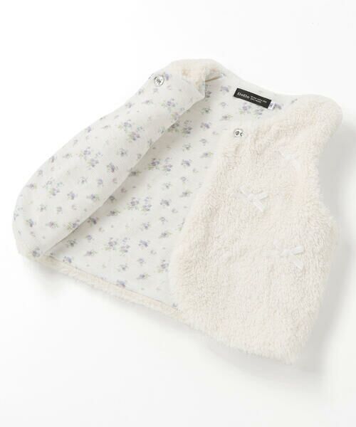 BeBe / べべ ベスト | リボンモチーフボアベスト(90~100cm) | 詳細10