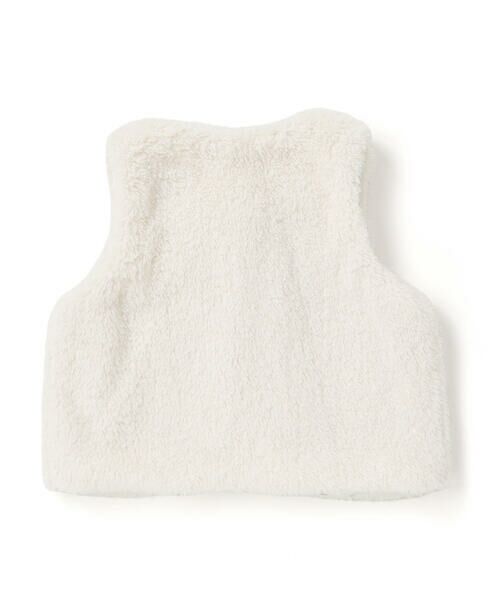 BeBe / べべ ベスト | リボンモチーフボアベスト(90~100cm) | 詳細4