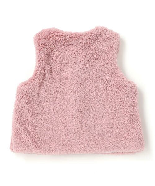 BeBe / べべ ベスト | リボンモチーフボアベスト(90~100cm) | 詳細13