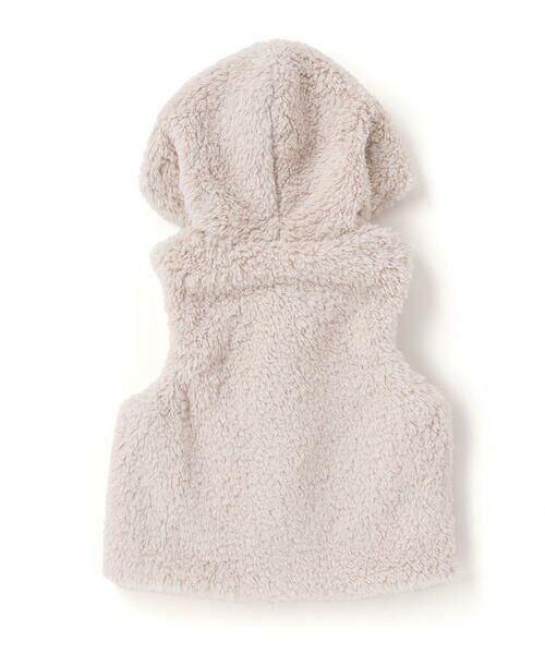 BeBe / べべ ベスト | トグルボタンフード付きボアベスト(90~100cm) | 詳細8