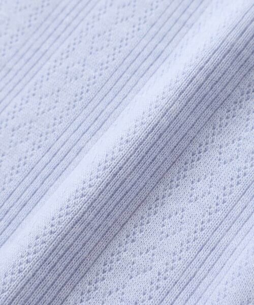 BeBe / べべ Tシャツ | 針抜きローズ刺しゅう長袖Tシャツ(80~100cm) | 詳細14