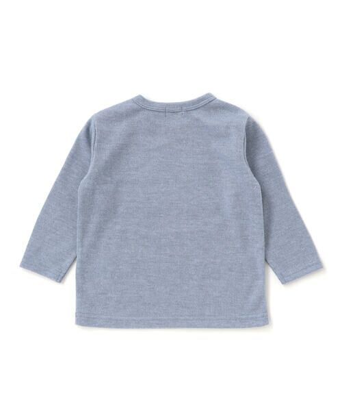 BeBe / べべ Tシャツ | Beパッチ刺しゅうスムース長袖Tシャツ(80~100cm) | 詳細4