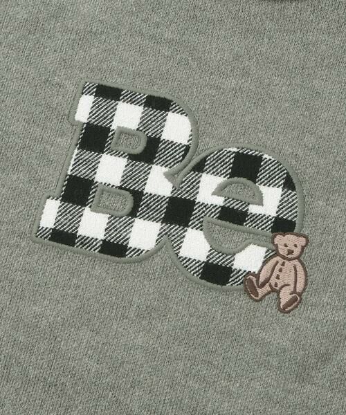 BeBe / べべ Tシャツ | Beパッチ刺しゅうスムース長袖Tシャツ(80~100cm) | 詳細10