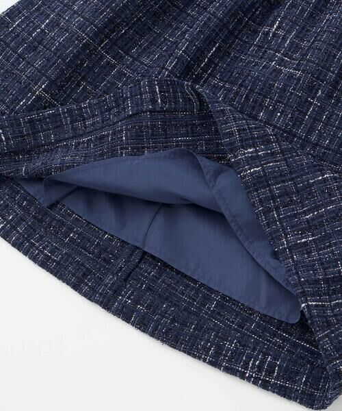 BeBe / べべ ミニ丈・ひざ丈ワンピース | 【お揃い】エタンセルラメツイードドッキングワンピース(90~160cm) | 詳細14