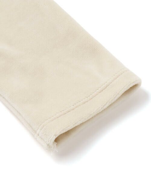 BeBe / べべ ミニ丈・ひざ丈ワンピース | ベロア×ファンシーヤーン切り替えハイネックバルーンワンピース(90~140cm) | 詳細14