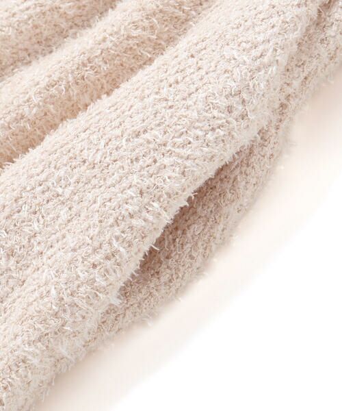 BeBe / べべ ミニ丈・ひざ丈ワンピース | ベロア×ファンシーヤーン切り替えハイネックバルーンワンピース(90~140cm) | 詳細15