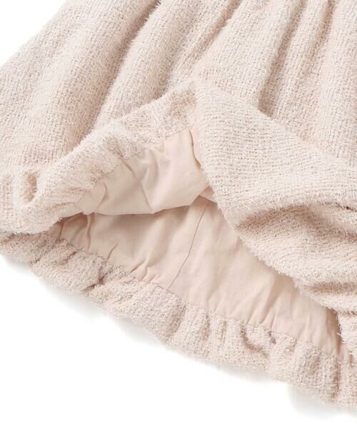 BeBe / べべ ミニ丈・ひざ丈ワンピース | ベロア×ファンシーヤーン切り替えハイネックバルーンワンピース(90~140cm) | 詳細17