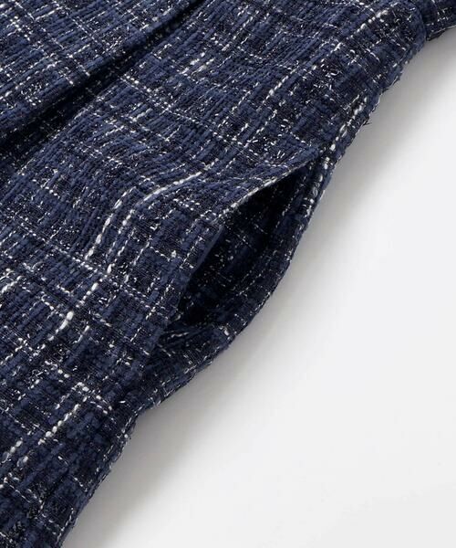 BeBe / べべ ミニ丈・ひざ丈ワンピース | 【お揃い】エタンセルラメツイードプリーツジャンパースカート(100~150cm) | 詳細12