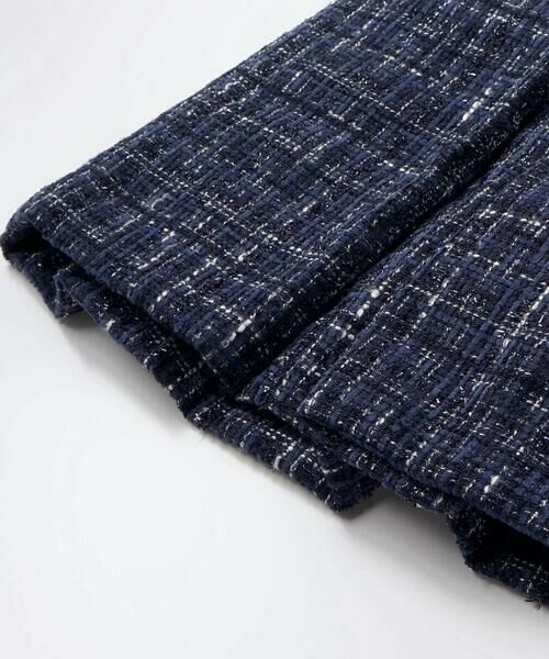 BeBe / べべ ミニ丈・ひざ丈ワンピース | 【お揃い】エタンセルラメツイードプリーツジャンパースカート(100~150cm) | 詳細14