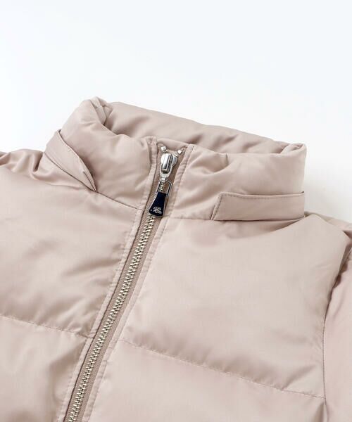 BeBe / べべ ダウンジャケット・ベスト | 【撥水加工】タフタウエストギャザーファーフード中綿コート(100~160cm) | 詳細9