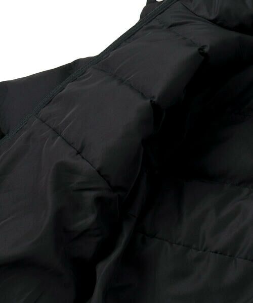 BeBe / べべ ミリタリージャケット・コート | 【撥水加工】タフタ切り替えロゴプリントフード中綿コート(100~160cm) | 詳細11