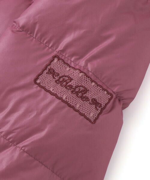 BeBe / べべ ダウンジャケット・ベスト | 【撥水加工】シャイニータフタウエスト切り替えシャギーファーフードダウンコート(90~150cm) | 詳細6
