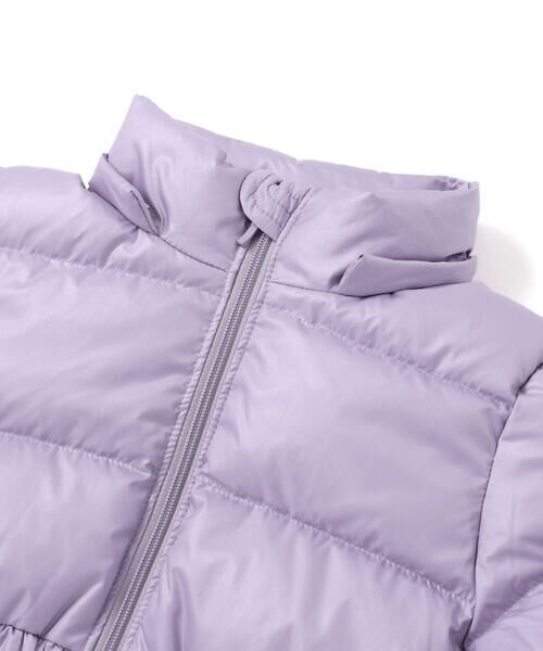 BeBe / べべ ダウンジャケット・ベスト | 【撥水加工】シャイニータフタウエスト切り替えシャギーファーフードダウンコート(90~150cm) | 詳細13
