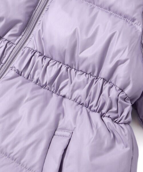 BeBe / べべ ダウンジャケット・ベスト | 【撥水加工】シャイニータフタウエスト切り替えシャギーファーフードダウンコート(90~150cm) | 詳細15