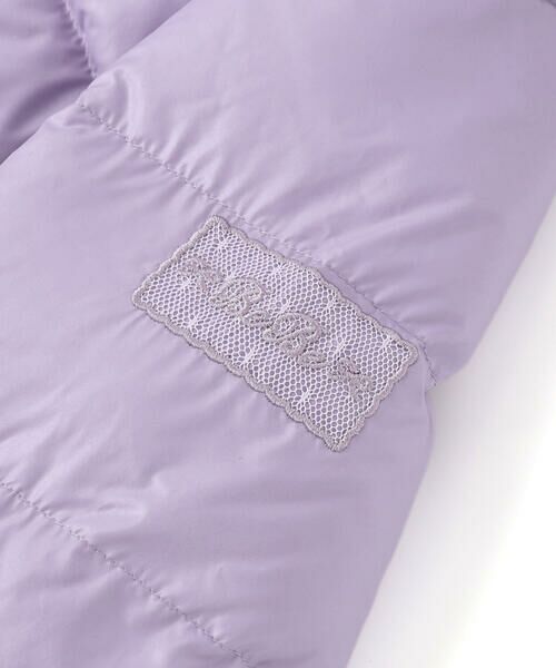 BeBe / べべ ダウンジャケット・ベスト | 【撥水加工】シャイニータフタウエスト切り替えシャギーファーフードダウンコート(90~150cm) | 詳細16