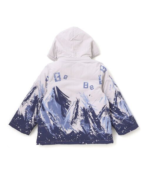 BeBe / べべ ミリタリージャケット・コート | 【撥水加工】アイスバーグプリントフード中綿コート(90~150cm) | 詳細5