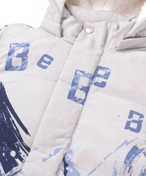 BeBe / べべ ミリタリージャケット・コート | 【撥水加工】アイスバーグプリントフード中綿コート(90~150cm) | 詳細9