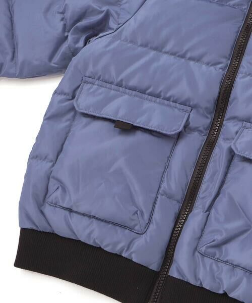 BeBe / べべ ダウンジャケット・ベスト | 【撥水加工】タフタフラップポケットフードダウンコート(95~150cm) | 詳細10