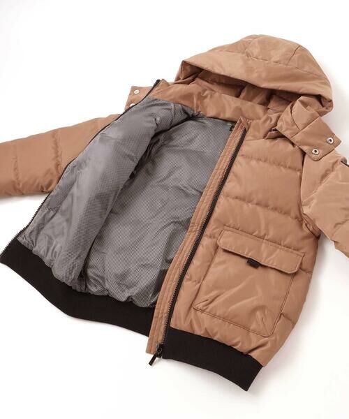 BeBe / べべ ダウンジャケット・ベスト | 【撥水加工】タフタフラップポケットフードダウンコート(95~150cm) | 詳細23