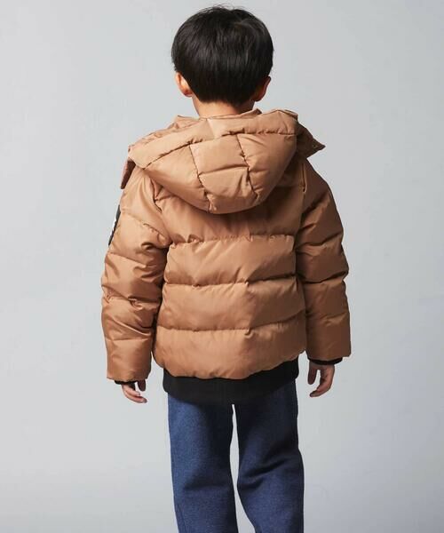 BeBe / べべ ダウンジャケット・ベスト | 【撥水加工】タフタフラップポケットフードダウンコート(95~150cm) | 詳細17