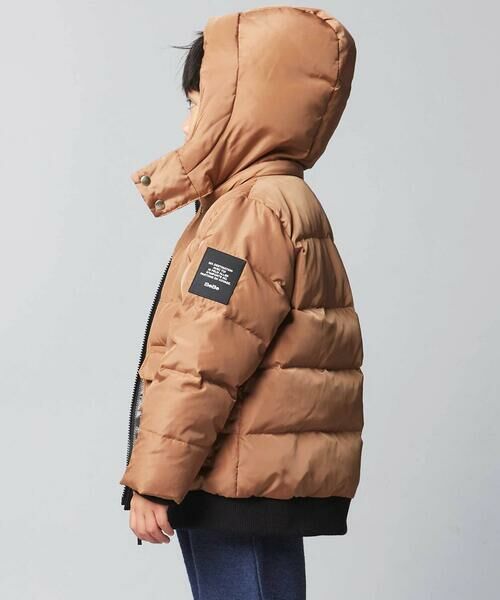 BeBe / べべ ダウンジャケット・ベスト | 【撥水加工】タフタフラップポケットフードダウンコート(95~150cm) | 詳細18