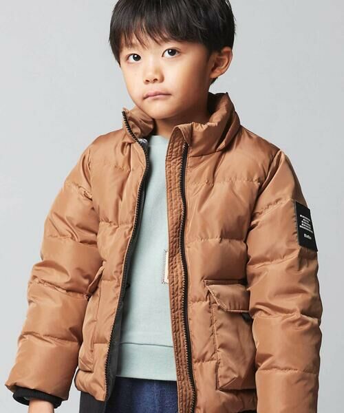 BeBe / べべ ダウンジャケット・ベスト | 【撥水加工】タフタフラップポケットフードダウンコート(95~150cm) | 詳細19