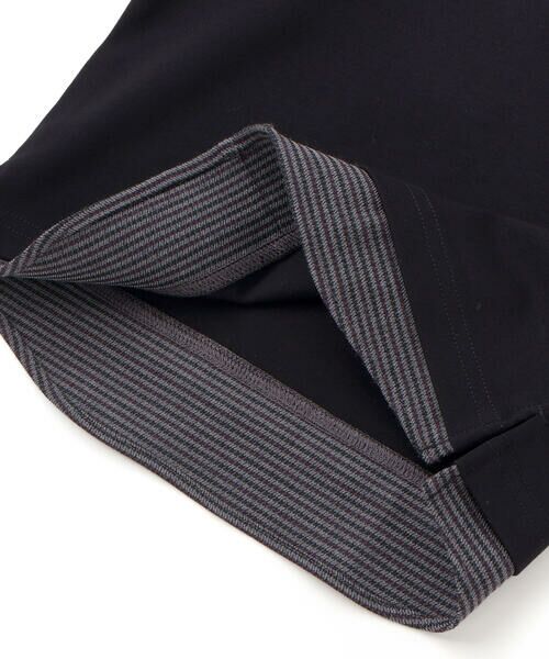 BeBe / べべ スウェット | ポンチ×チェックシャツレイヤード風トレーナー(90~160cm) | 詳細11