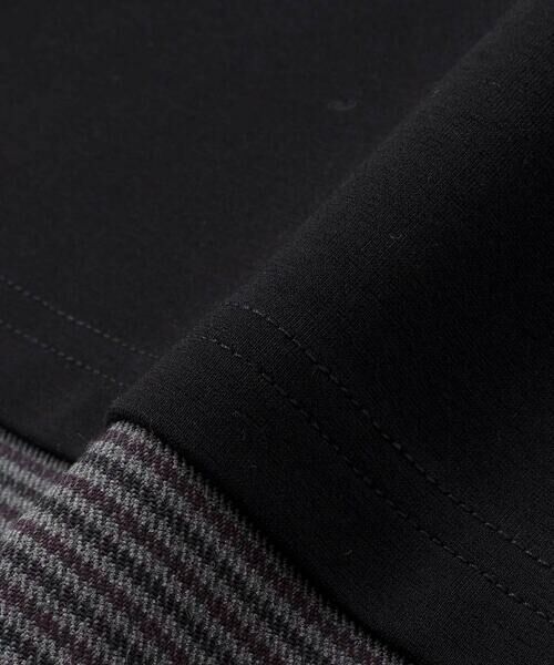 BeBe / べべ スウェット | ポンチ×チェックシャツレイヤード風トレーナー(90~160cm) | 詳細12