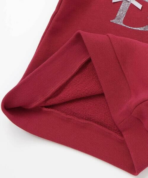 BeBe / べべ スウェット | マシュマロウラケラウンドカラーグリッターロゴトレーナー(90~150cm) | 詳細10