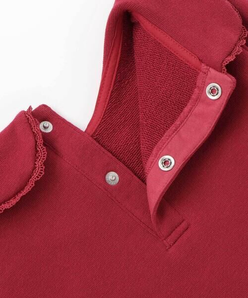 BeBe / べべ スウェット | マシュマロウラケラウンドカラーグリッターロゴトレーナー(90~150cm) | 詳細11