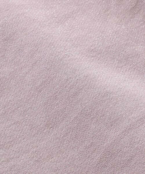 BeBe / べべ スウェット | ラメフリルリボンモチーフトレーナー(90~160cm) | 詳細4