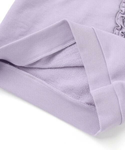 BeBe / べべ スウェット | ラメフリルリボンモチーフトレーナー(90~160cm) | 詳細13