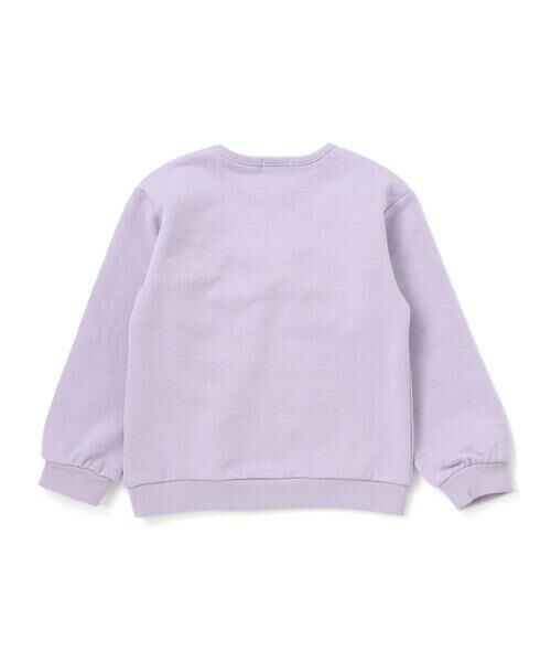 BeBe / べべ スウェット | ラメフリルリボンモチーフトレーナー(90~160cm) | 詳細8