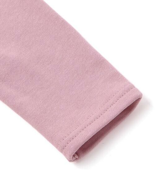 BeBe / べべ スウェット | 【お揃い】シャツコールGirlyフラワープリントドッキングプルオーバー(80~140cm) | 詳細4