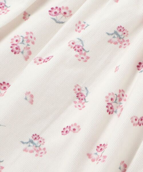 BeBe / べべ スウェット | 【お揃い】シャツコールGirlyフラワープリントドッキングプルオーバー(80~140cm) | 詳細6