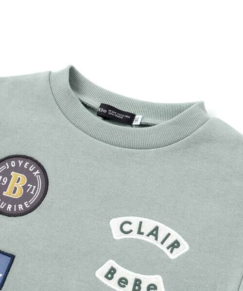 BeBe / べべ スウェット | 裏起毛ペナントワッペントレーナー(90~150cm) | 詳細12