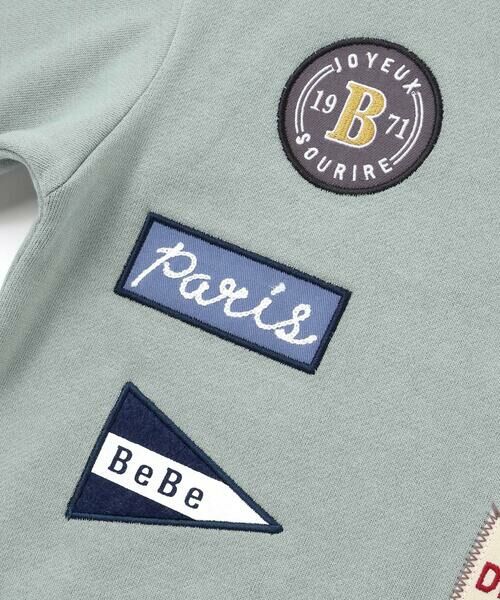 BeBe / べべ スウェット | 裏起毛ペナントワッペントレーナー(90~150cm) | 詳細13